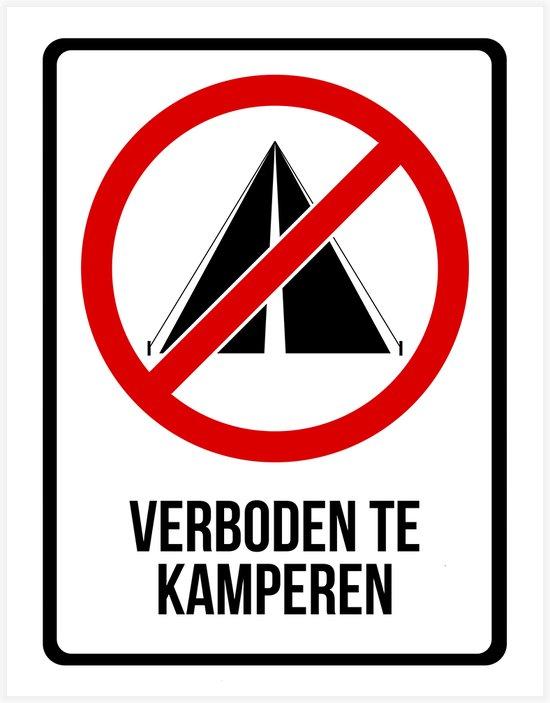 verboden te kamperen Nieuw-Vennep